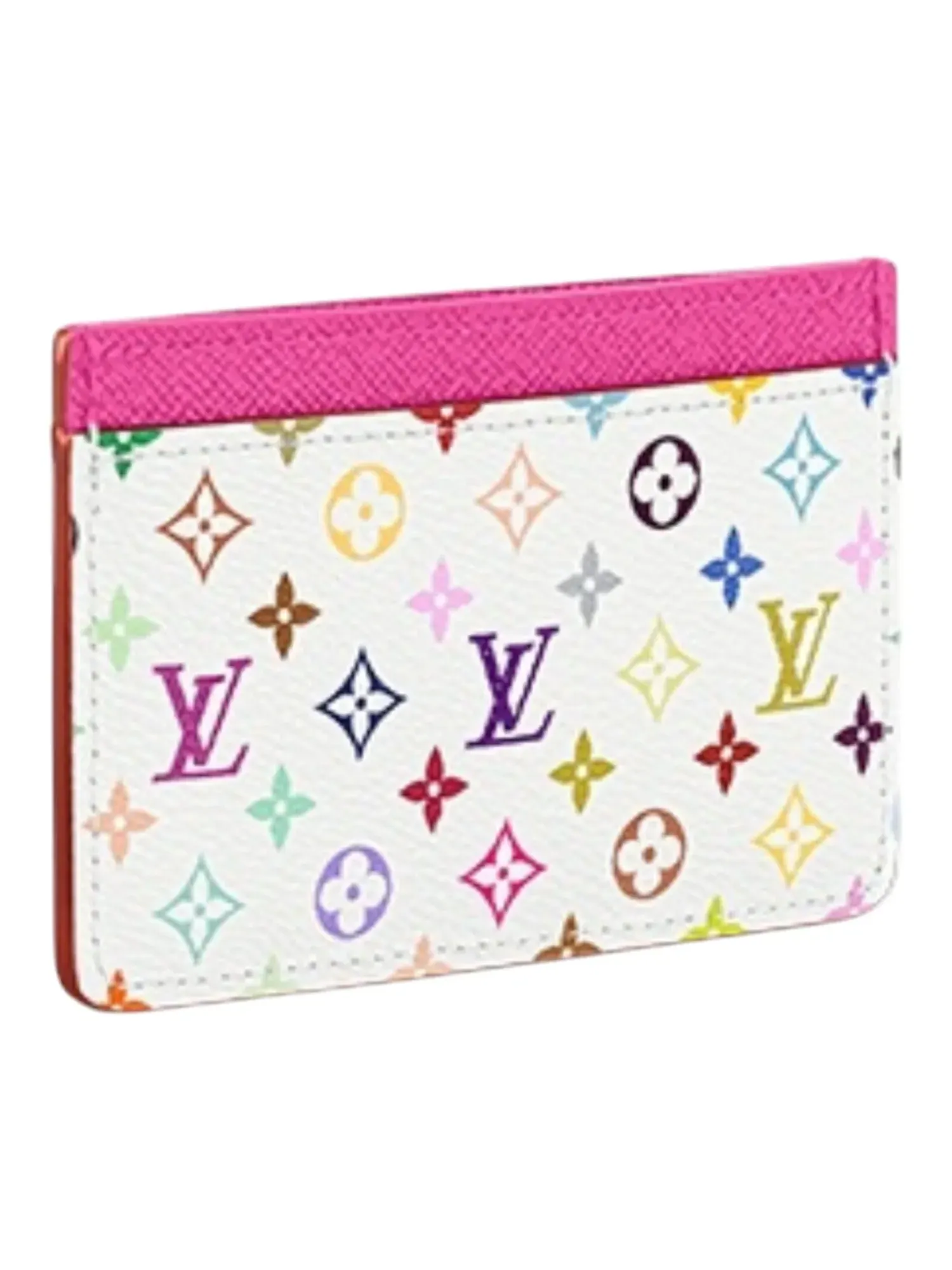 Кардхолдер LOUIS VUITTON x Takashi Murakami 'Белый разноцветный' — изображение 2 из 4