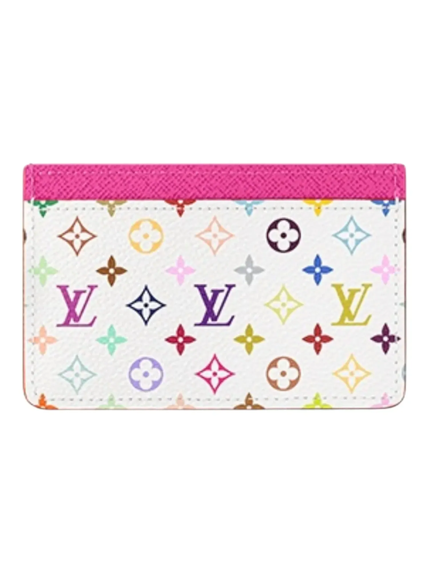 Кардхолдер LOUIS VUITTON x Takashi Murakami 'Белый разноцветный' — изображение 3 из 4