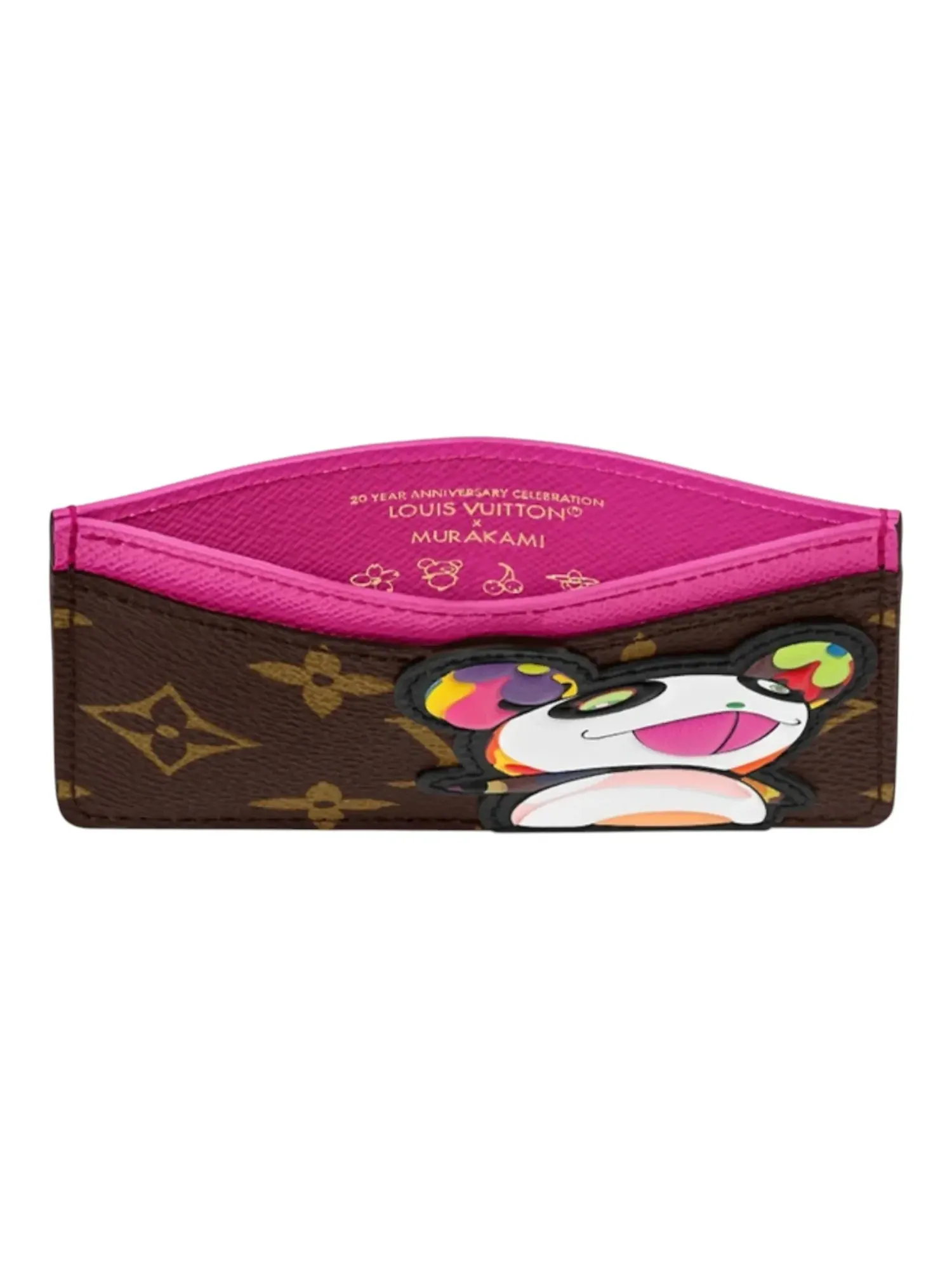 Кардхолдер LOUIS VUITTON x Takashi Murakami Panda 'Monogram' — изображение 3 из 3, мульти