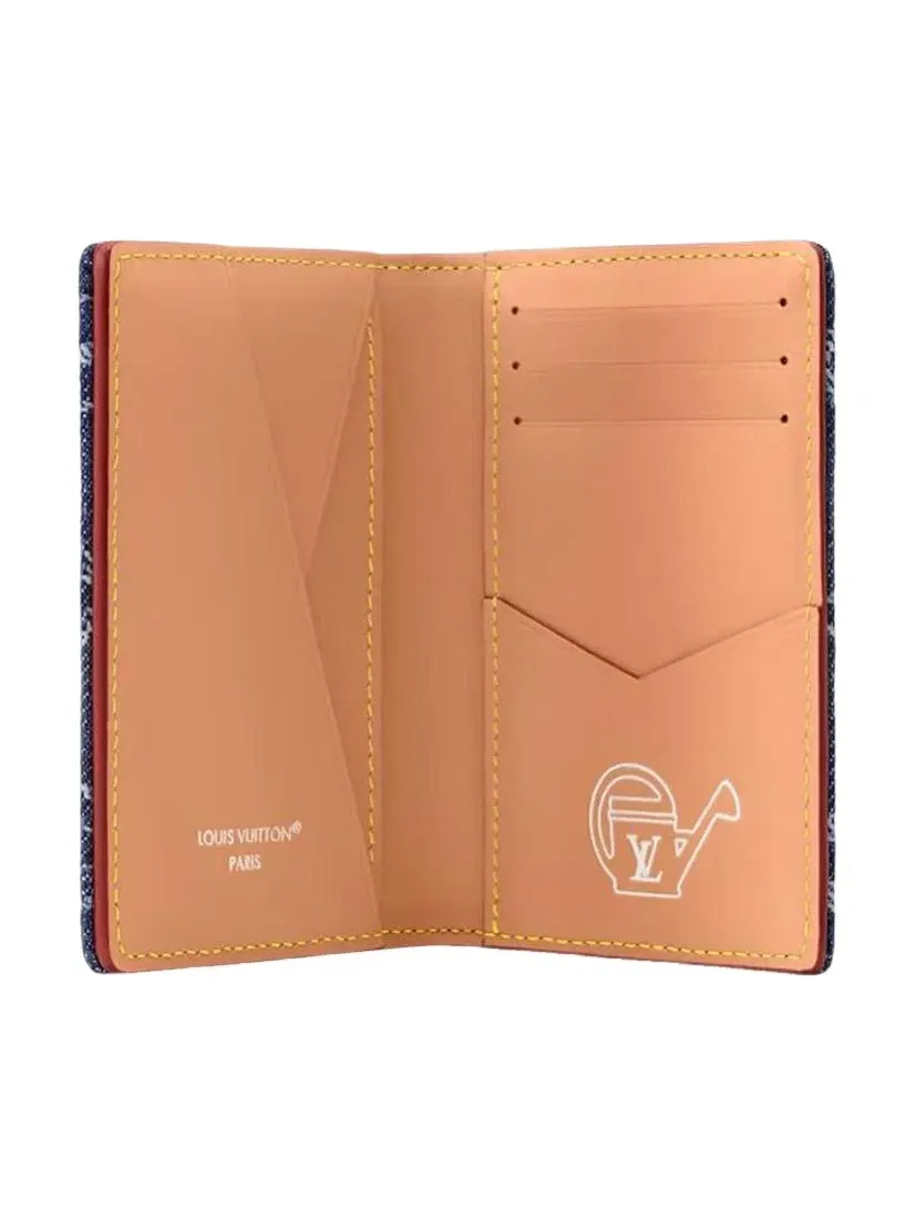 Органайзер для карт с джинсовой отделкой Pocket Organizer LOUIS VUITTON — изображение 4 из 5, синий