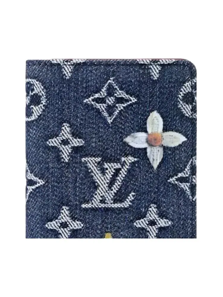 Органайзер для карт с джинсовой отделкой Pocket Organizer LOUIS VUITTON — изображение 5 из 5, синий