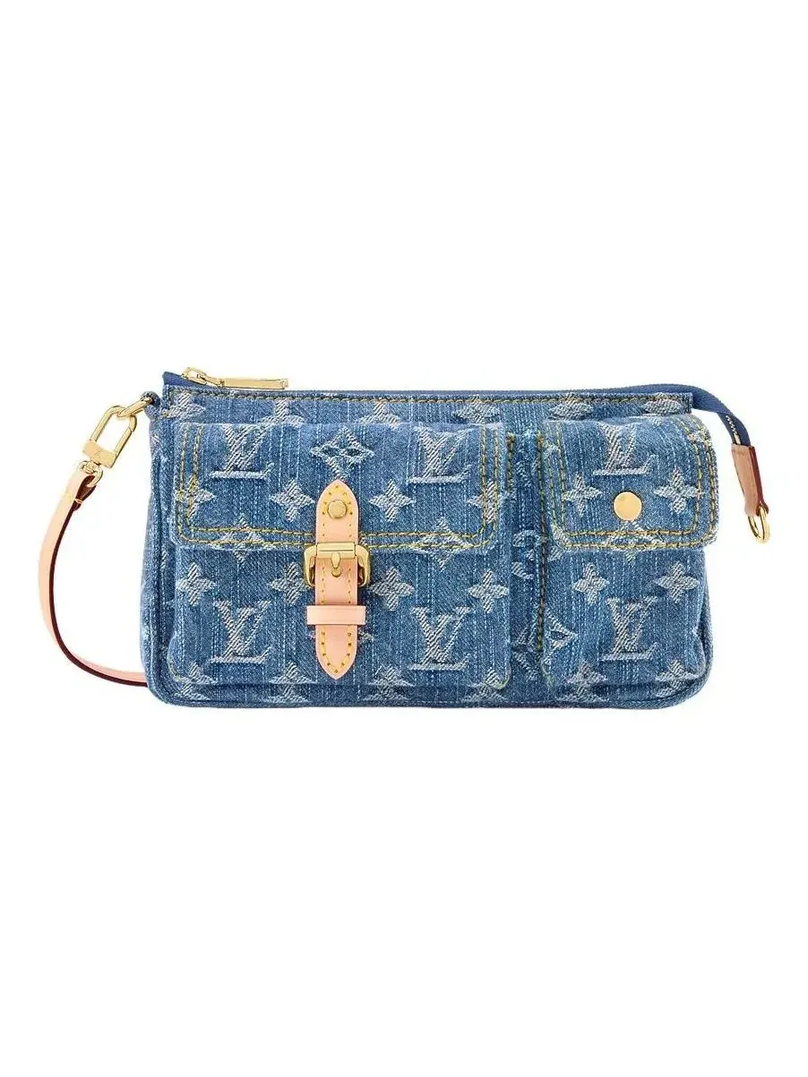 Клатч-аксессуар Louis Vuitton Blue — изображение 1 из 4, синий
