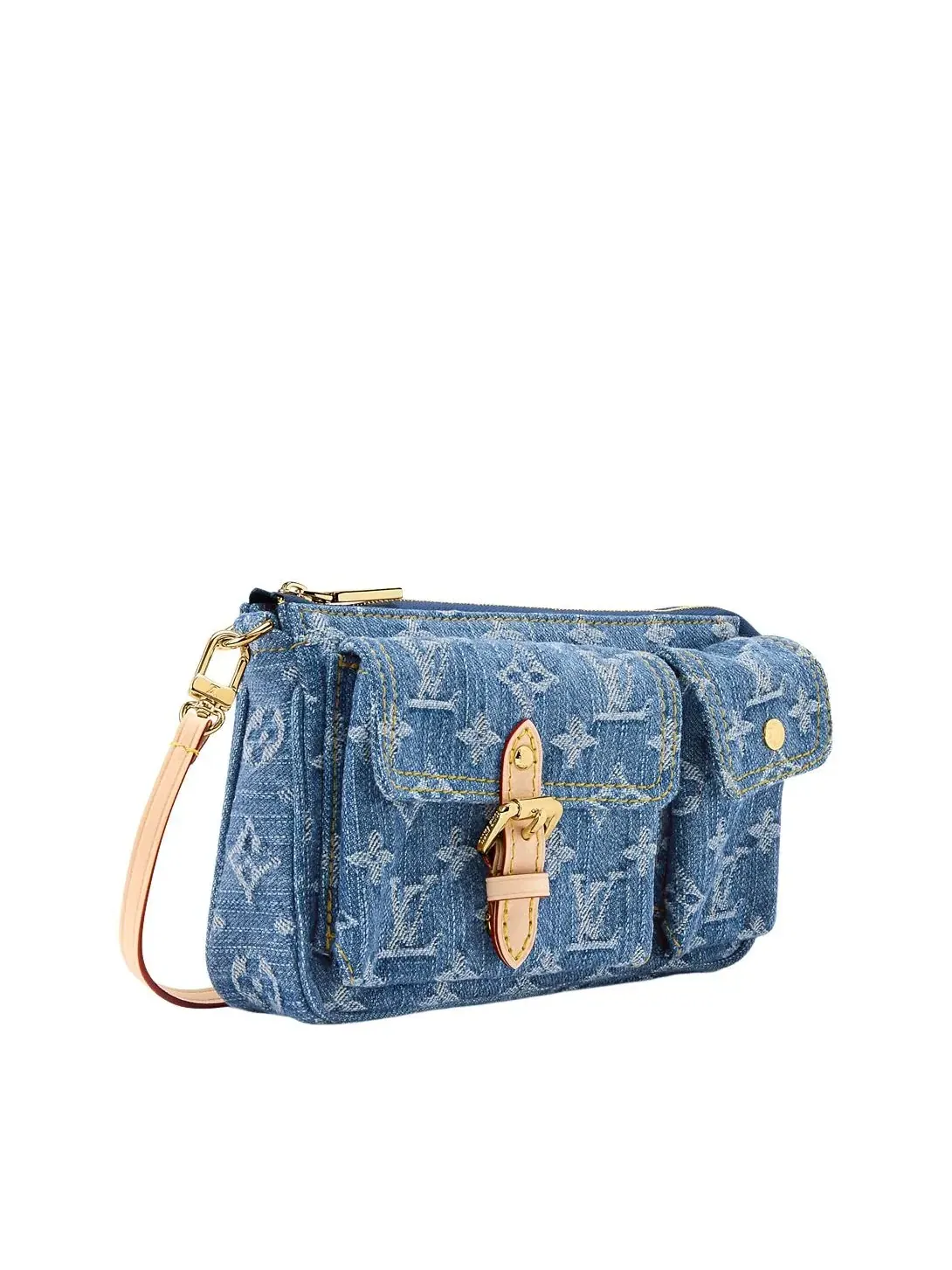 Клатч-аксессуар Louis Vuitton Blue — изображение 2 из 4, синий