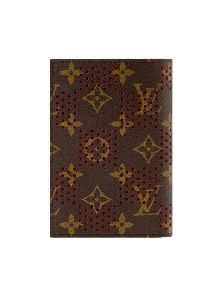 Мужская обложка для паспорта Louis Vuitton — изображение 3 из 5, красный