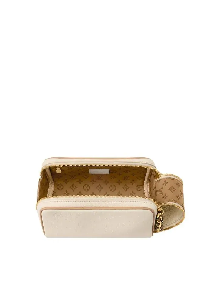 Косметичка (WMNS) Комплект LOUIS VUITTON 26 Dopp «Ваниль» — изображение 3 из 7, бежевый