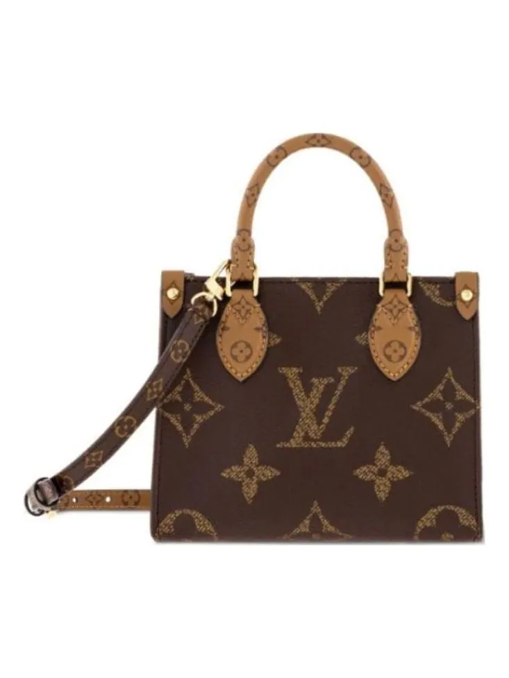 Сумка Louis Vuitton OnTheGo BB Monogram Reverse Canvas Handbag — изображение 1 из 5, коричневый