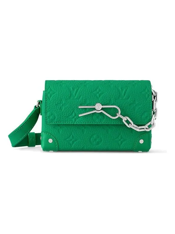 Louis Vuitton Steamer Wearable Wallet Monogram Taurillon Leather — изображение 1 из 6, зеленый