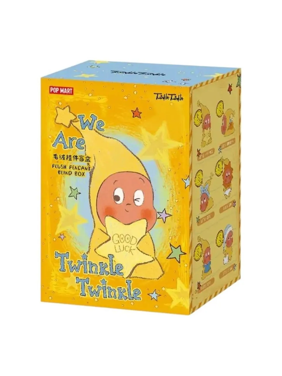 Мягкий кулон Pop Mart "We are Twinkle Twinkle Series", запечатанный футляр (1 коробка-сюрприз)