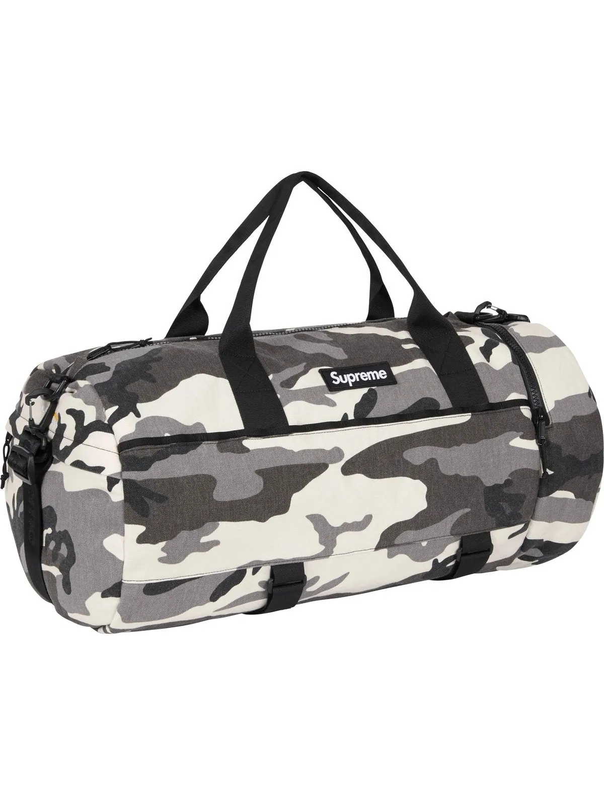Дорожная сумка Supreme SS25 'Snow Camo' — изображение 2 из 4, снежный камуфляж