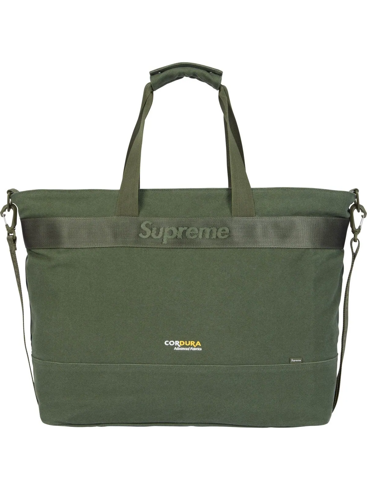 Сумка-тоут Supreme SS25 'Olive' — изображение 3 из 4, оливковый