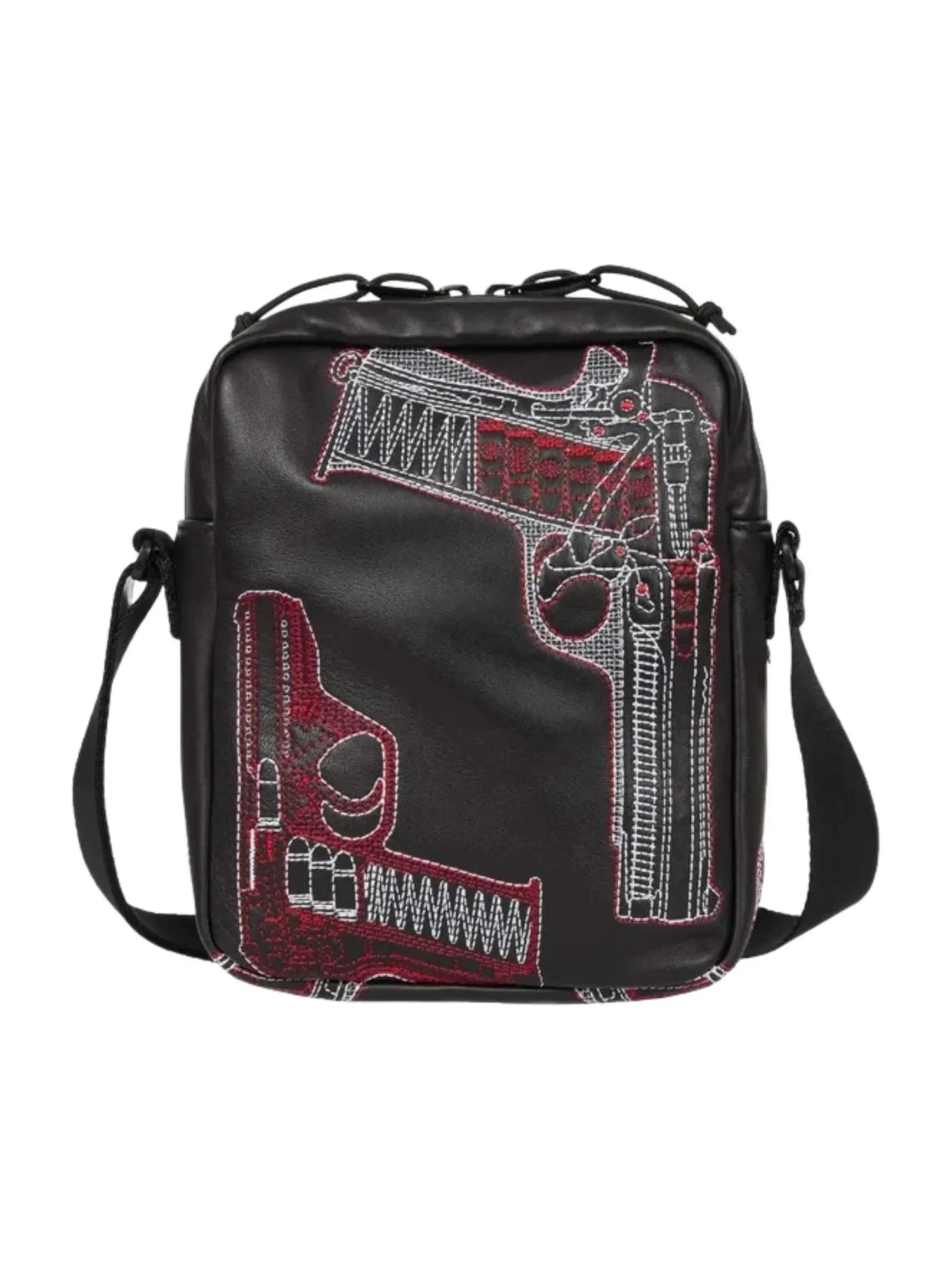 Мужская сумка через плечо с вышивкой Guns Supreme — 2