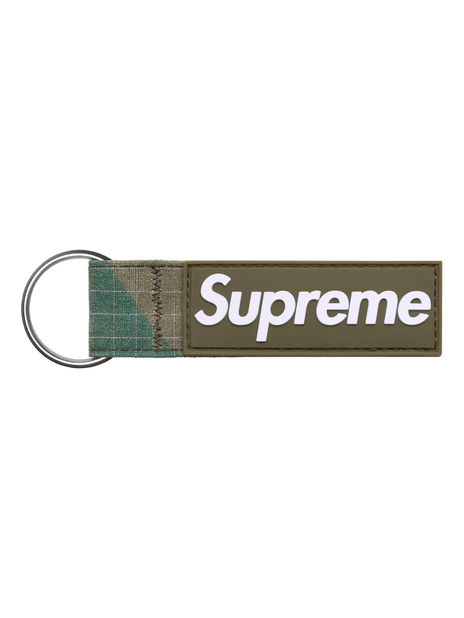 Брелок Supreme Ripstop SS24 'Olive' SUP-SS24-2665 — изображение 1 из 1, оливковый зеленый