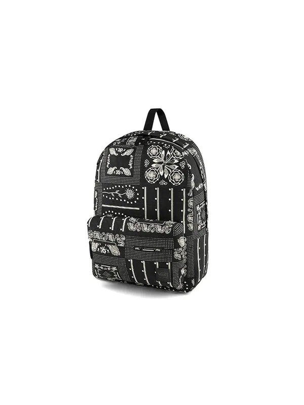 Сумка fashion printed backpack 'black white' Vans — 2