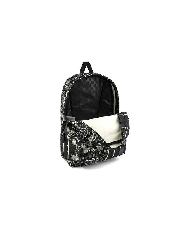 Сумка fashion printed backpack 'black white' Vans — 4