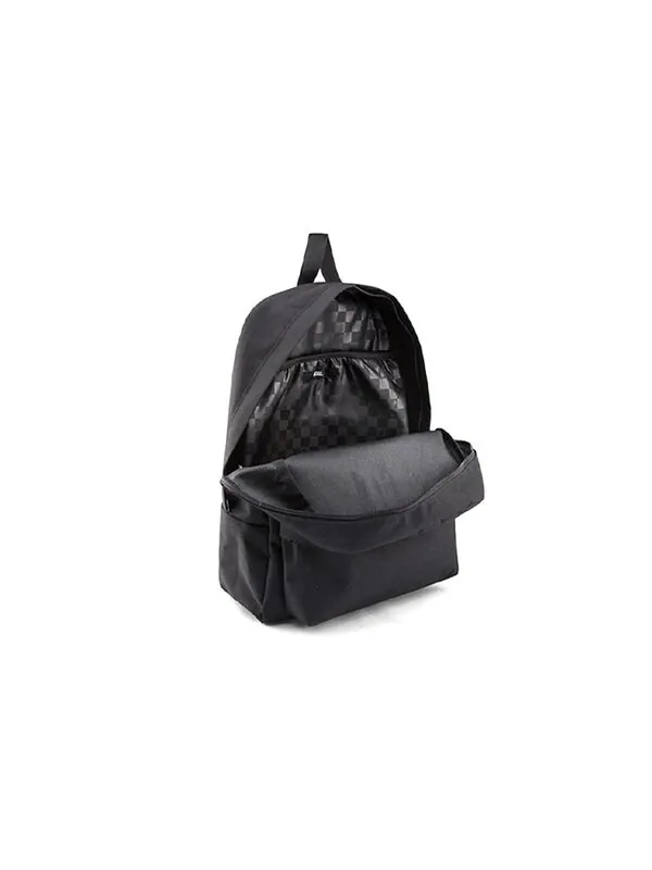 Сумка classics logo backpack 'black red white' Vans — 2
