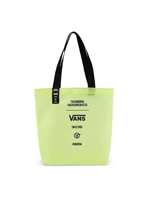 Сумка logo printed pvc tote bag 'green black' Vans