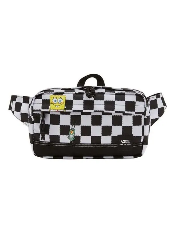 Сумка construct bum bag 'black white' Vans