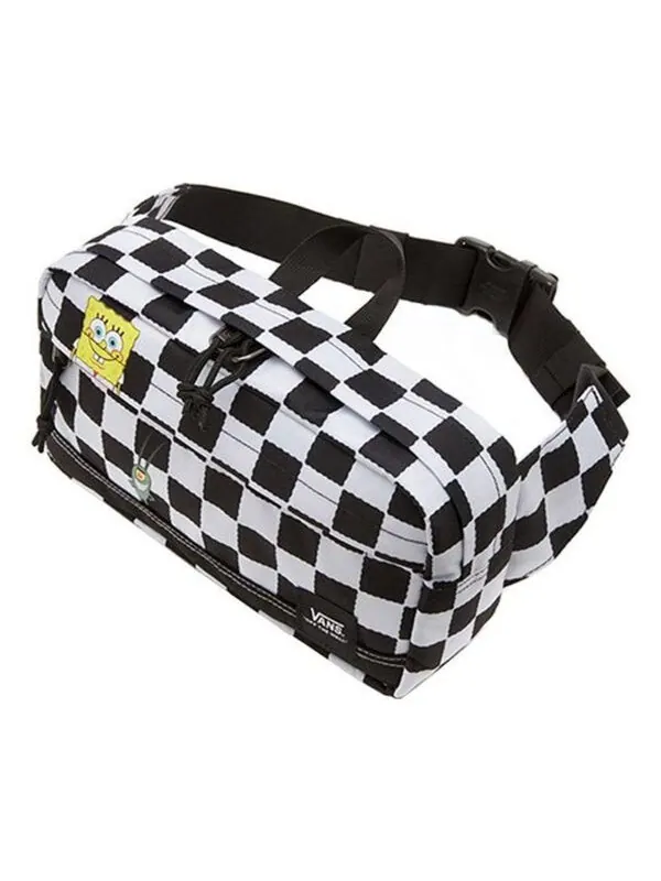 Сумка construct bum bag 'black white' Vans — 2