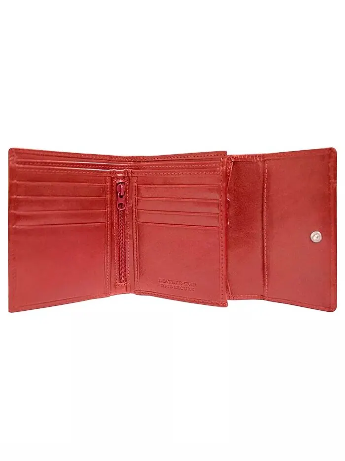 Коллекция Casablanca RFID Secure женский маленький клатч-кошелек Mancini — изображение 8 из 20, верблюжий