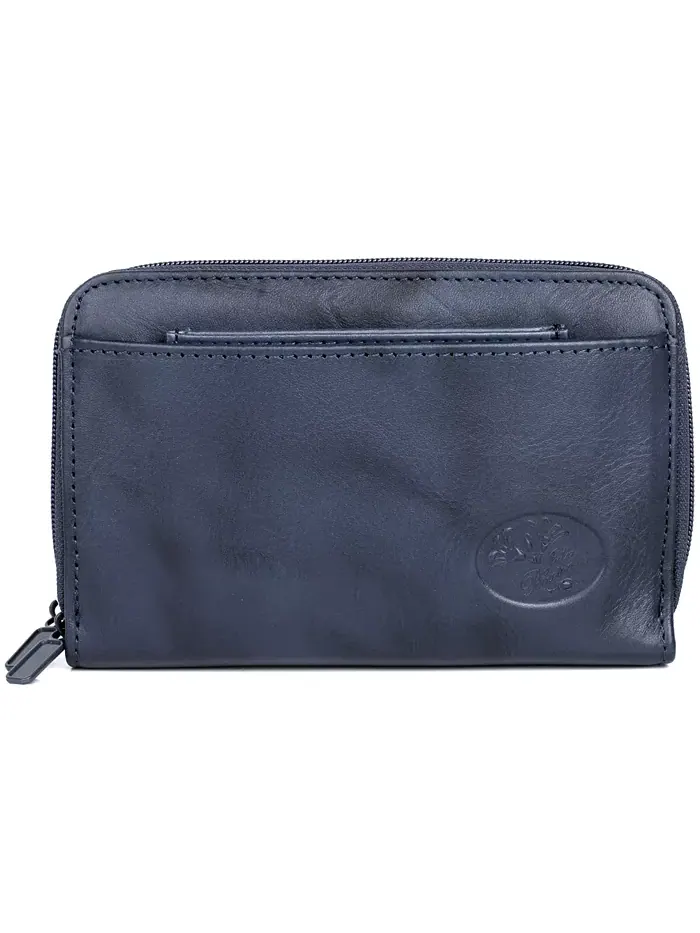 Женский кошелек Heiress Double Zip Organizer с двумя молниями Julia Buxton — синий