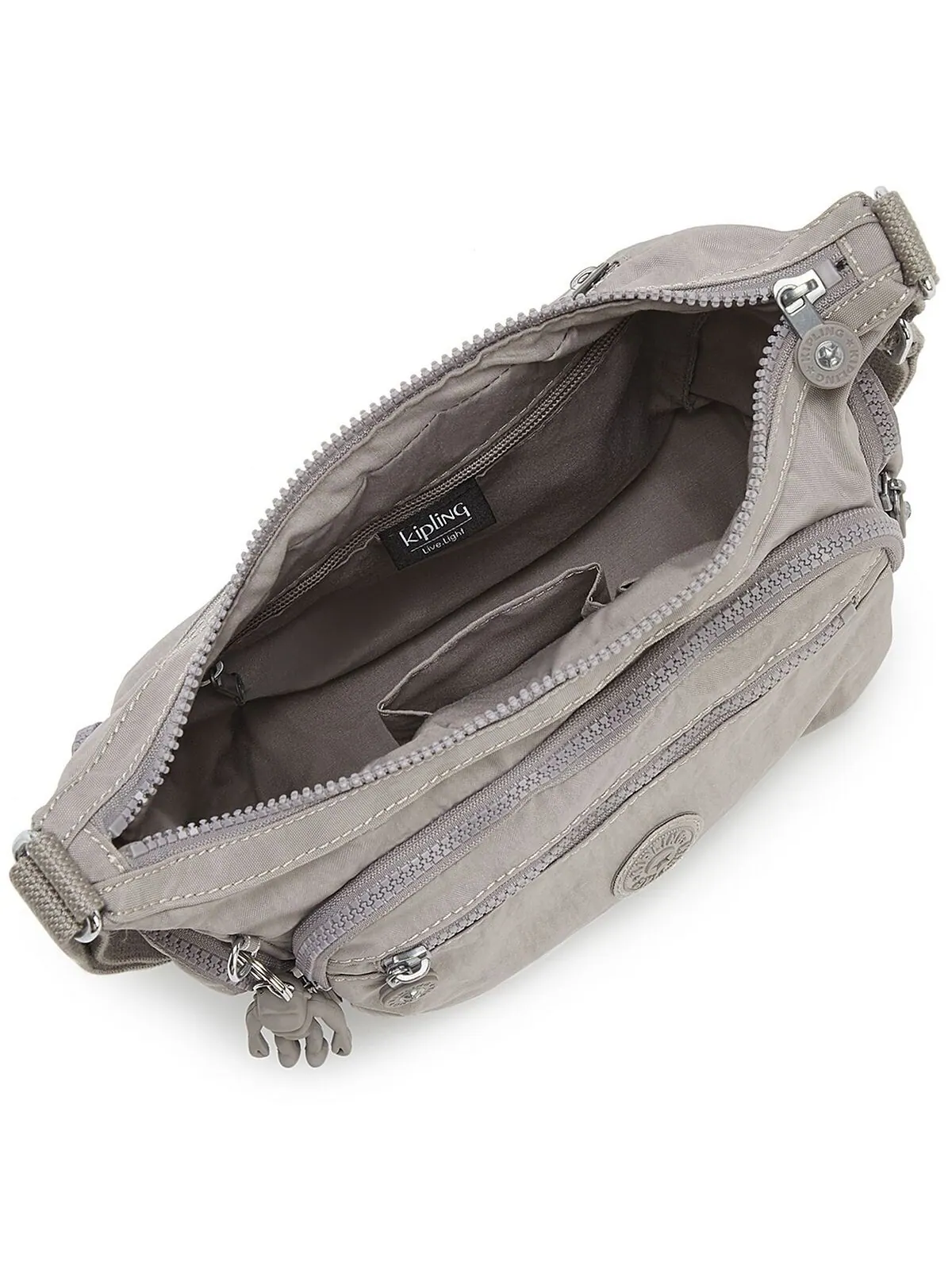 Кроссбоди Gabbie S Kipling — изображение 2 из 7, серый