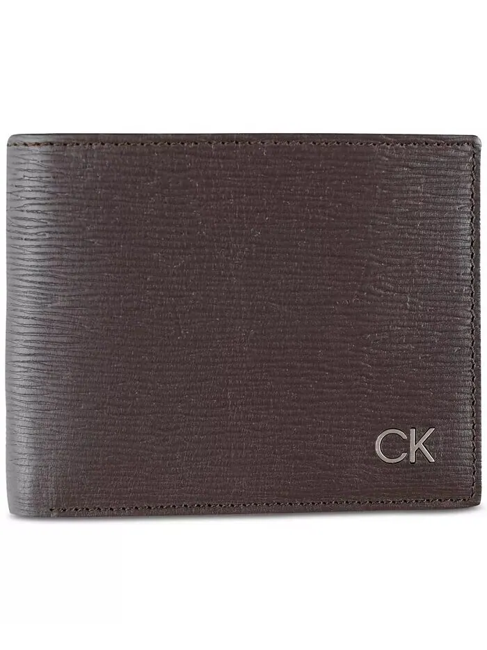 Мужской тонкий складной кошелек повышенной вместимости RFID Calvin Klein