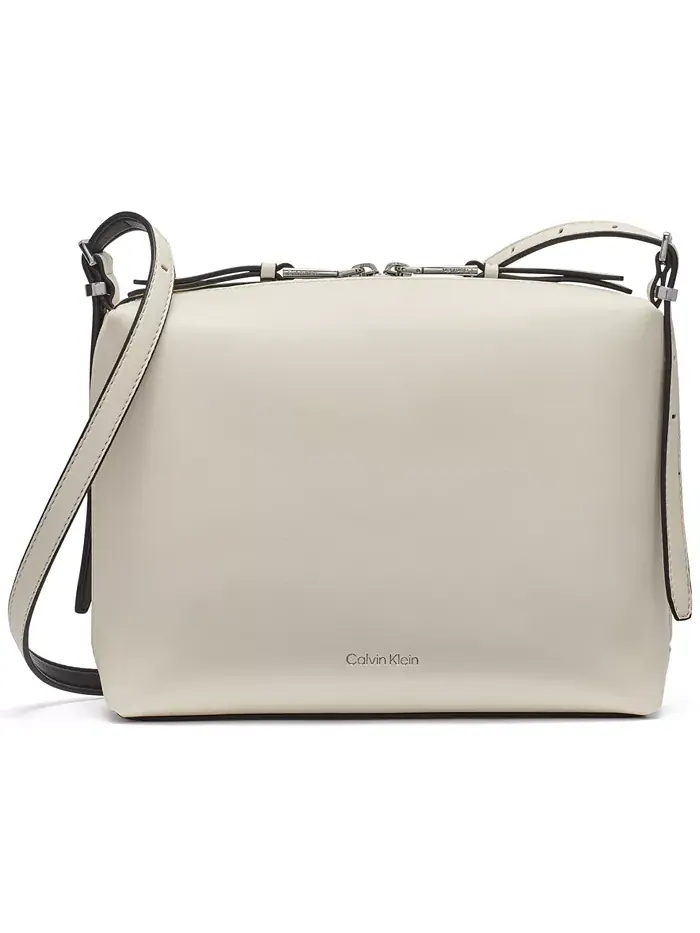 Белая сумка кросс-боди Calvin Klein Lowen Top