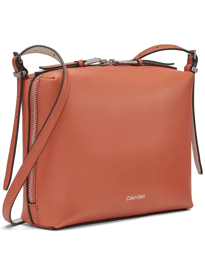 Оранжевая сумка кросс-боди Calvin Klein Lowen Top — изображение 3 из 5, белый
