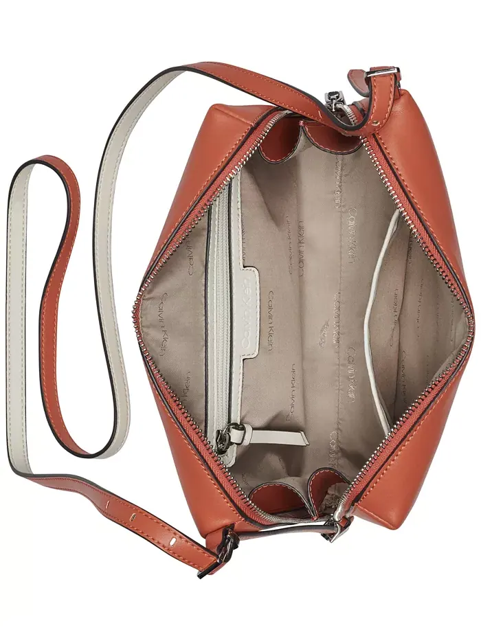 Оранжевая сумка кросс-боди Calvin Klein Lowen Top — изображение 4 из 5, белый