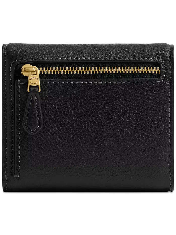 Кошелек Mila Small Leather Flap COACH — изображение 3 из 3, черный