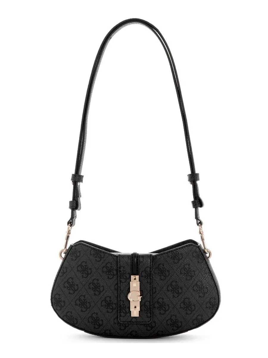 Сумка через плечо Yvonne Logo Small GUESS — изображение 1 из 6, угольный