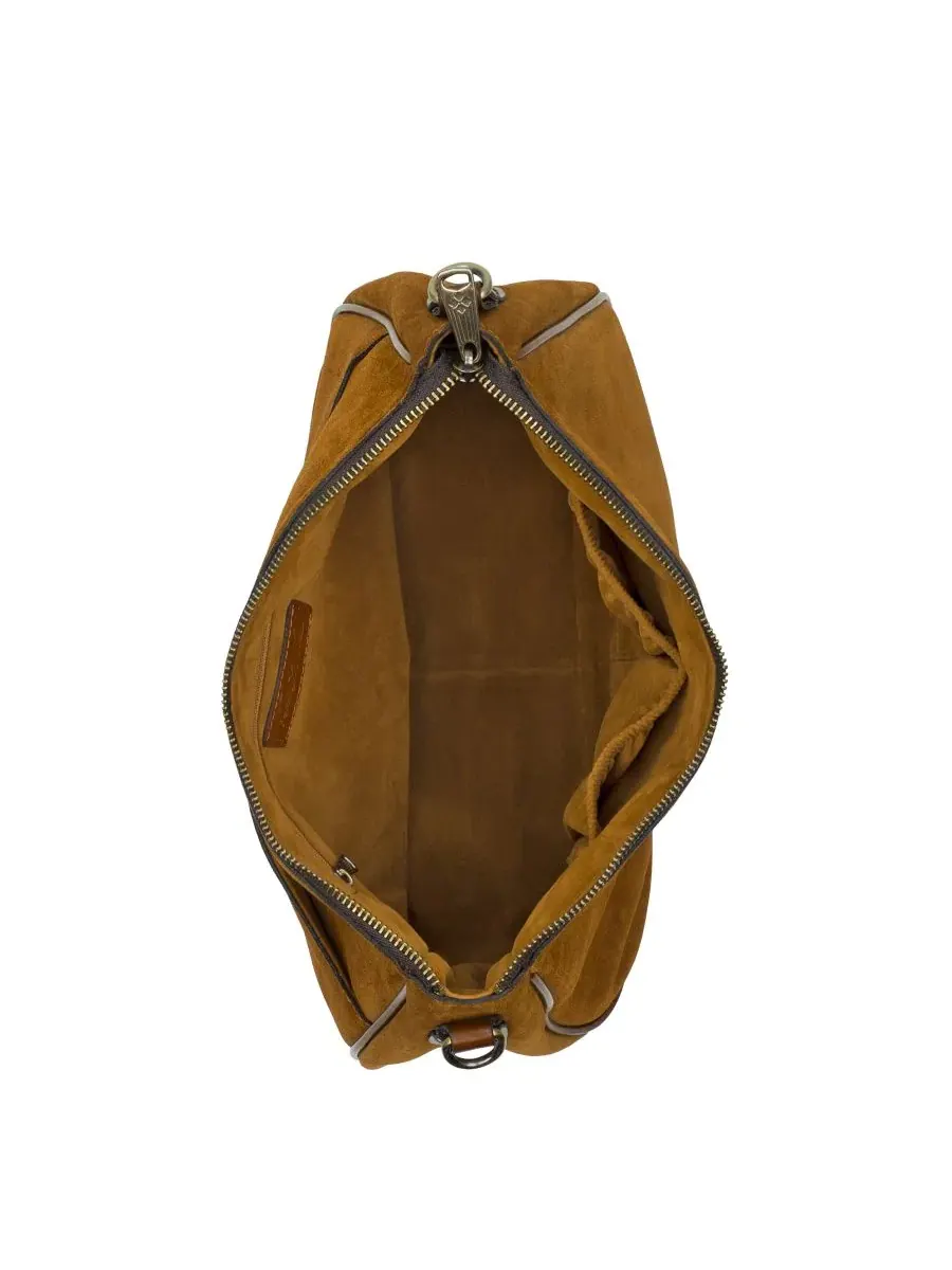 Женская сумка Athani Suede Large Patricia Nash — изображение 4 из 5, коричневый