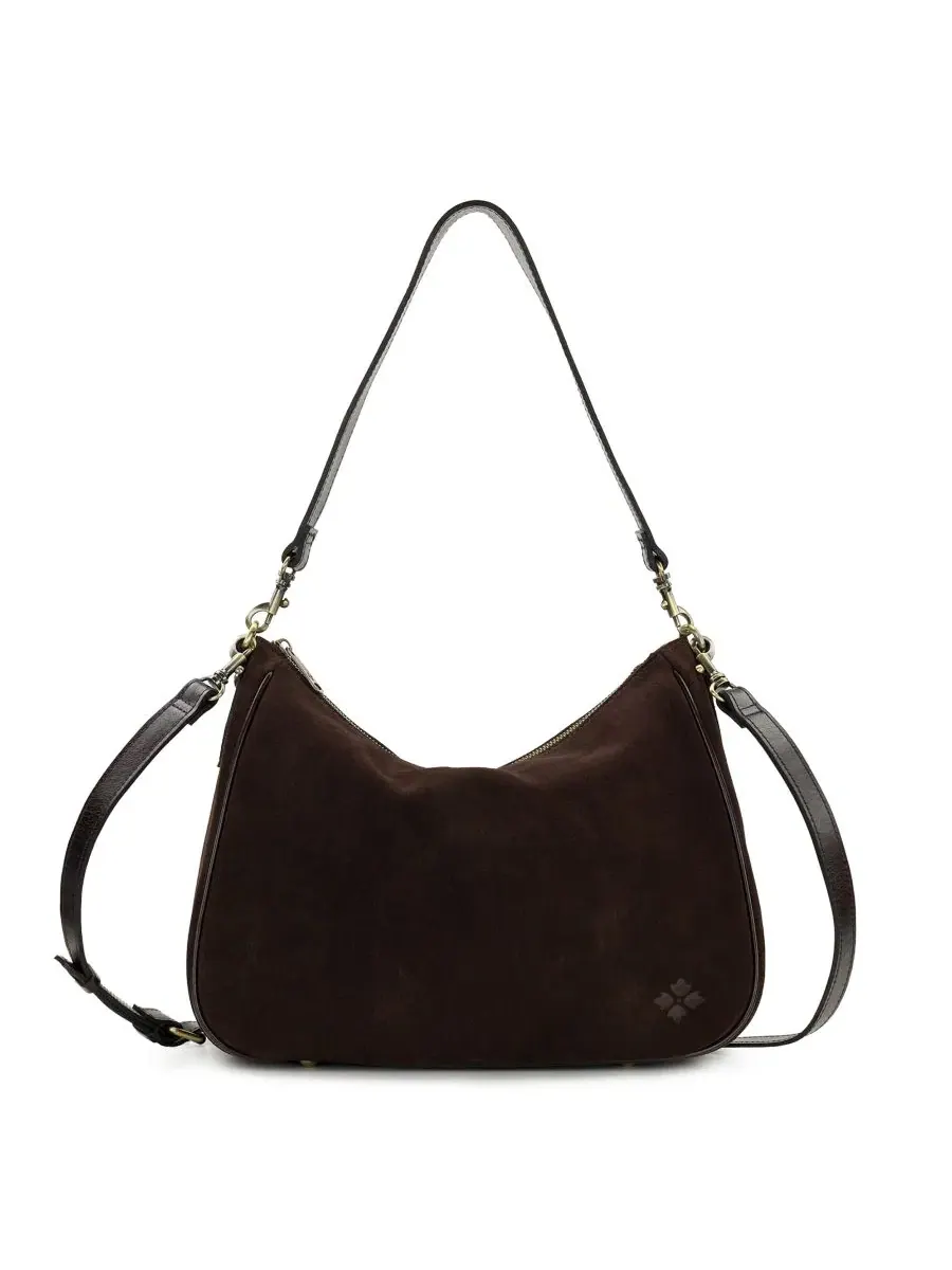 Сумка через плечо Athani Suede Large Patricia Nash — изображение 1 из 5, шоколад