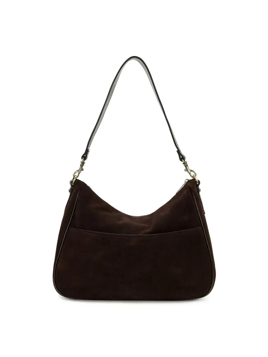 Сумка через плечо Athani Suede Large Patricia Nash — изображение 2 из 5, шоколад