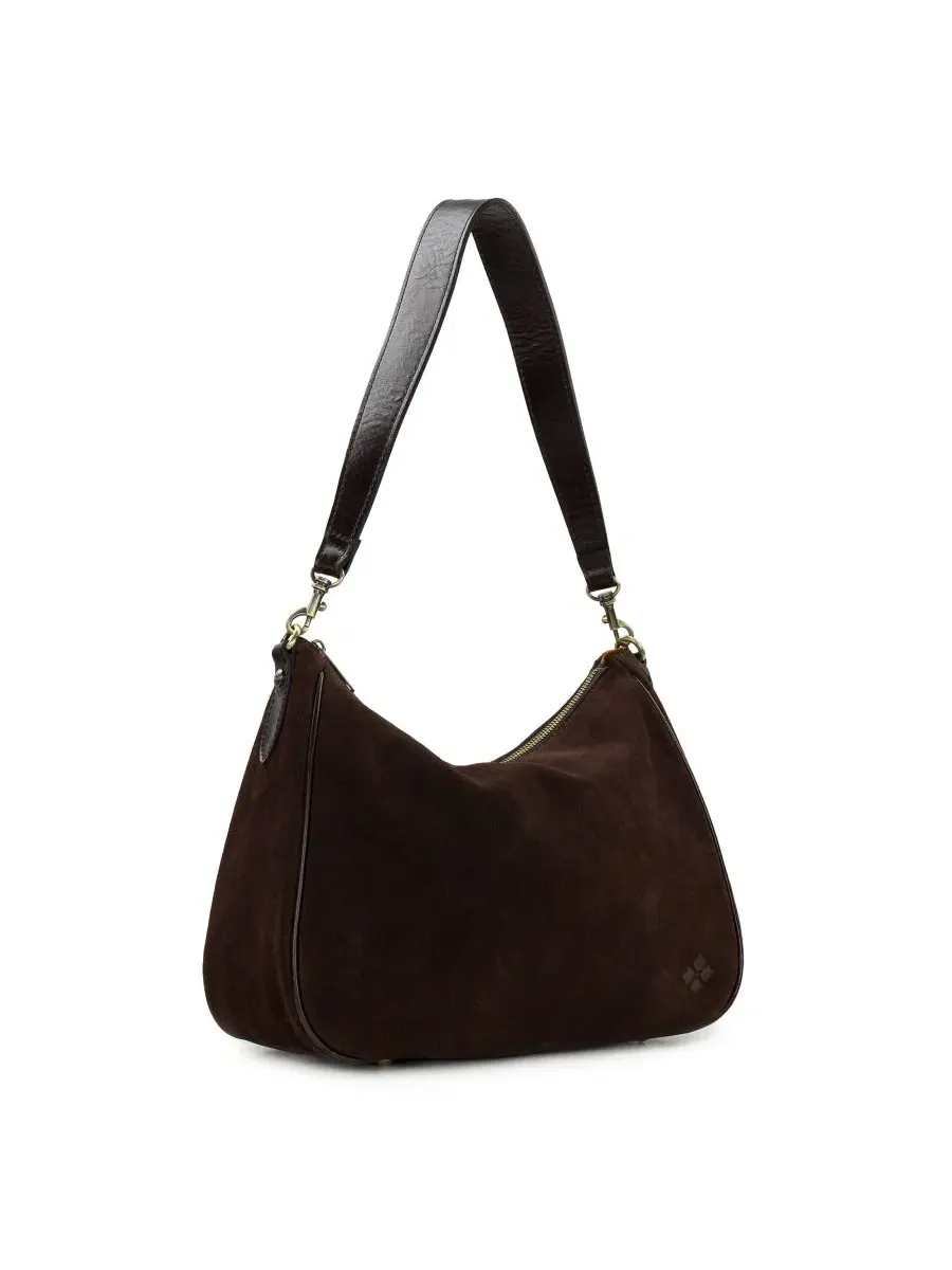 Сумка через плечо Athani Suede Large Patricia Nash — изображение 3 из 5, шоколад