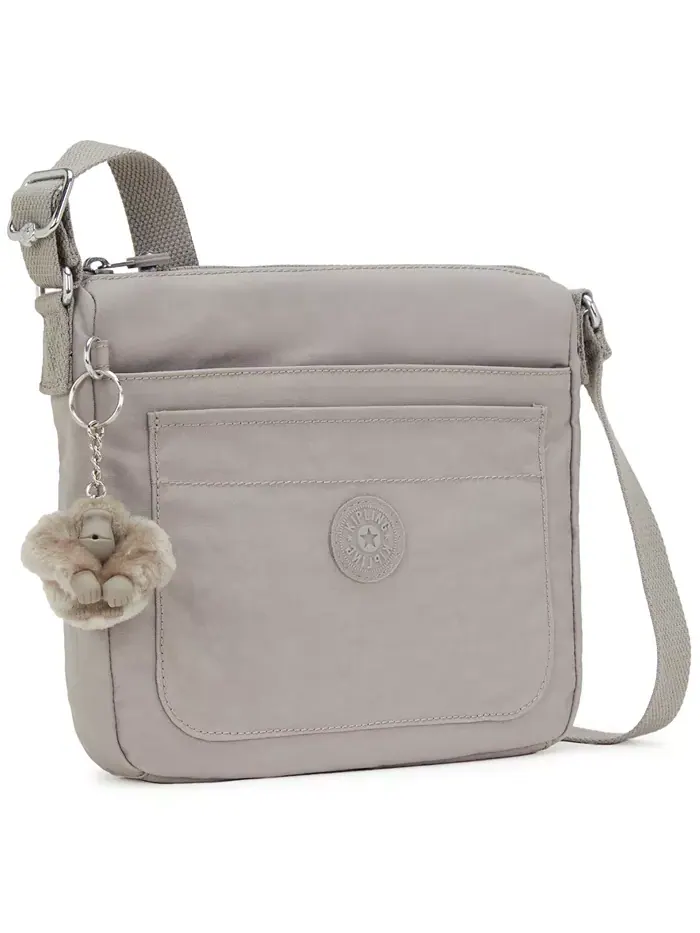 Женская сумка-кроссбоди Sebastian Medium Kipling — изображение 3 из 8, серый