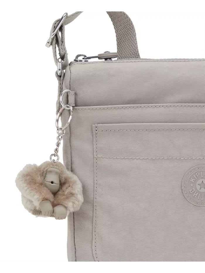 Женская сумка-кроссбоди Sebastian Medium Kipling — изображение 4 из 8, серый