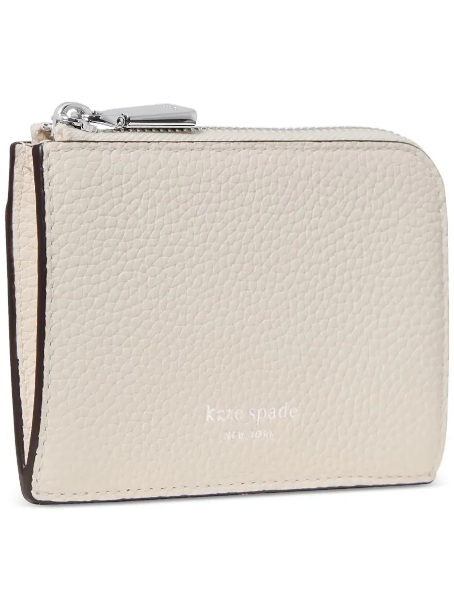 Мини-футляр для карт на молнии Kate spade new york — изображение 3 из 4, бежевый