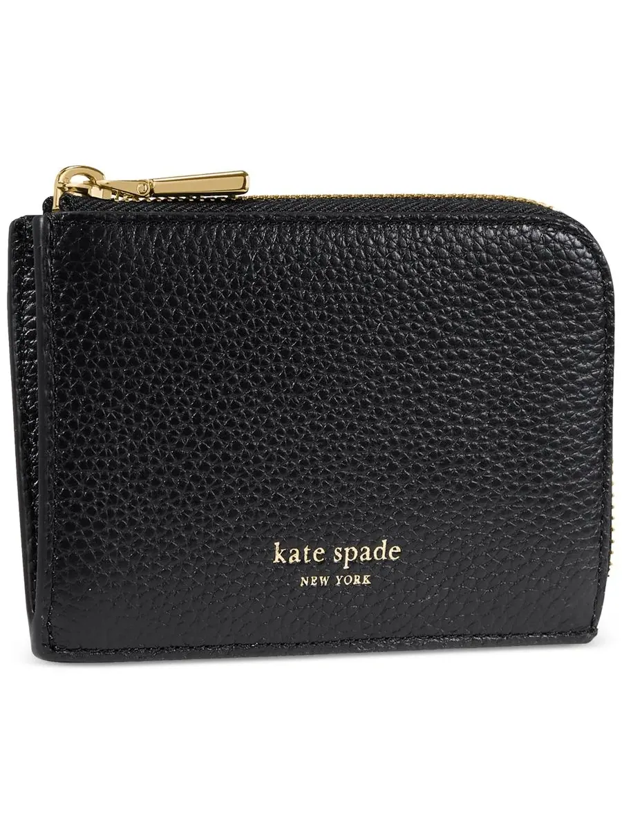 Мини-футляр для карт на молнии Kate spade new york — изображение 3 из 4, черный