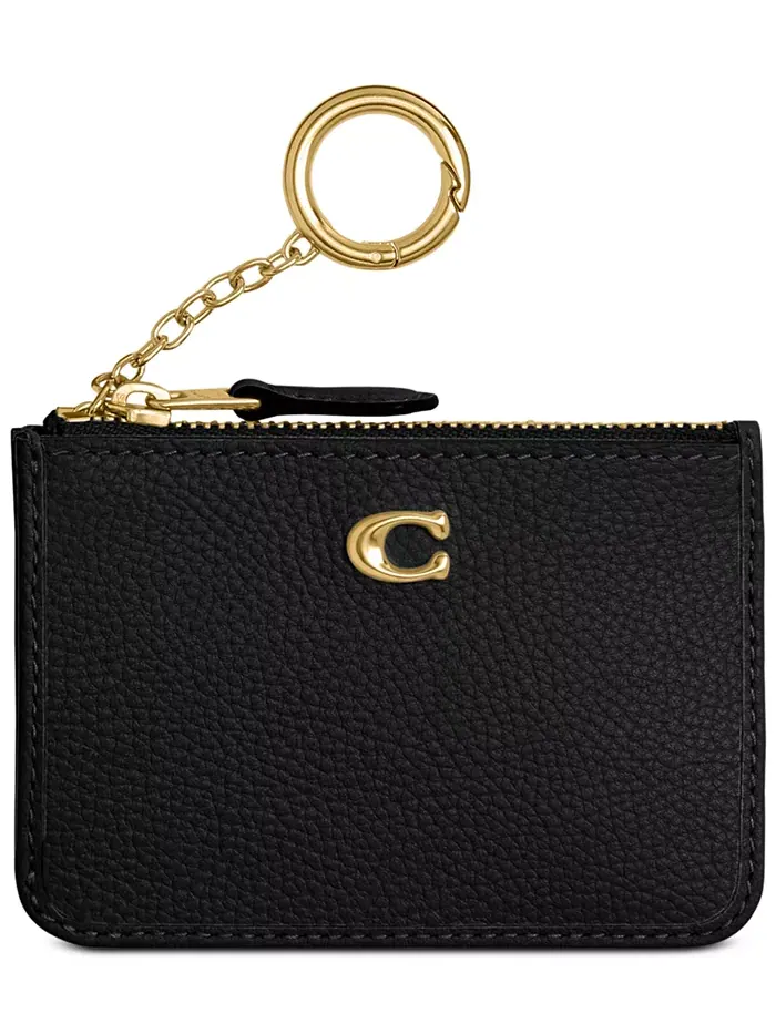 Кожаный мини-чехол для карт Essential ID Card Case COACH