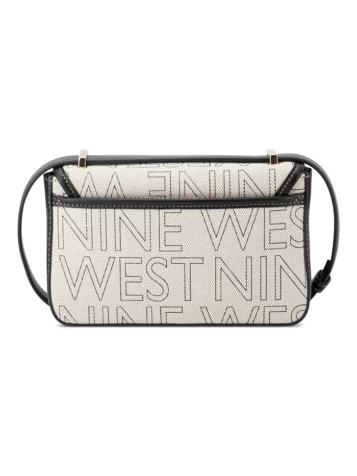Пейтон Конвертируемая Сумка-Кроссбоди с Клапаном Nine West — изображение 2 из 5, натуральный черный