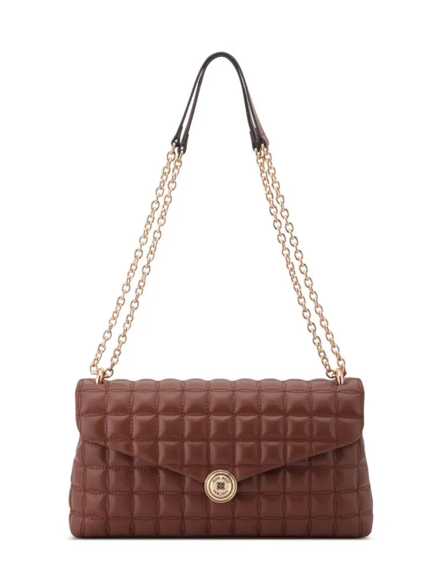 Сумка-кроссбоди Wrenly Convertible Medium Nine West — изображение 1 из 6, орех