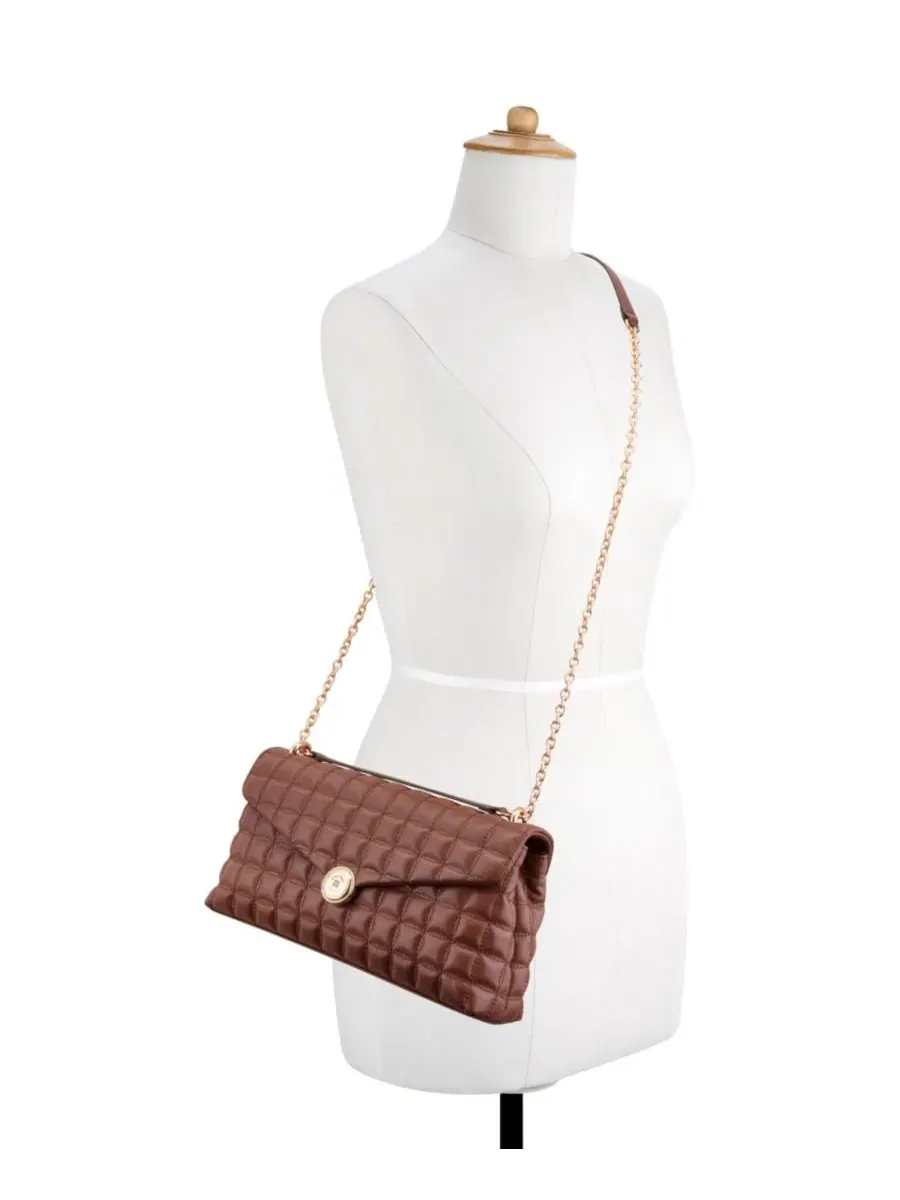 Сумка-кроссбоди Wrenly Convertible Medium Nine West — изображение 6 из 6, орех