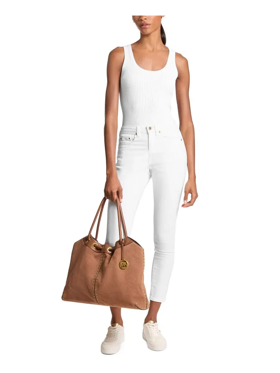 Сумка женская шоппер Michael Kors MICHAEL Astor Large Ring Tote Handbag — изображение 3 из 5, коричневый