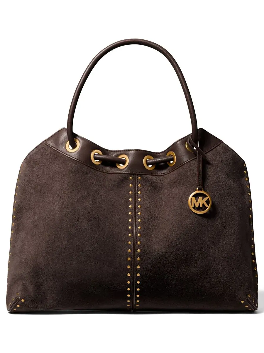 Сумка женская большая шоппер Michael Kors MICHAEL Astor Ring Tote — изображение 1 из 5, шоколад