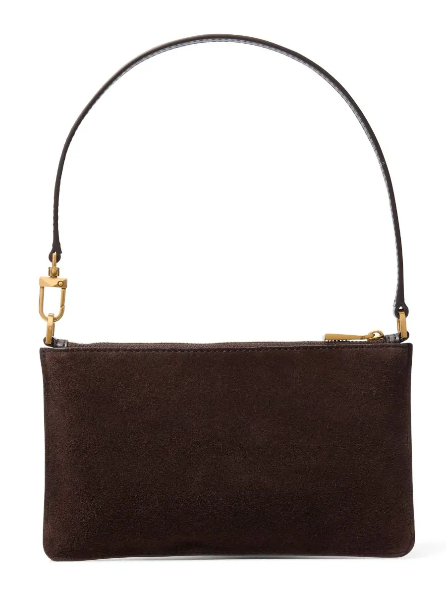 Сумка женская клатч Michael Kors Jet Set Zip-Top Convertible — изображение 3 из 5, шоколад