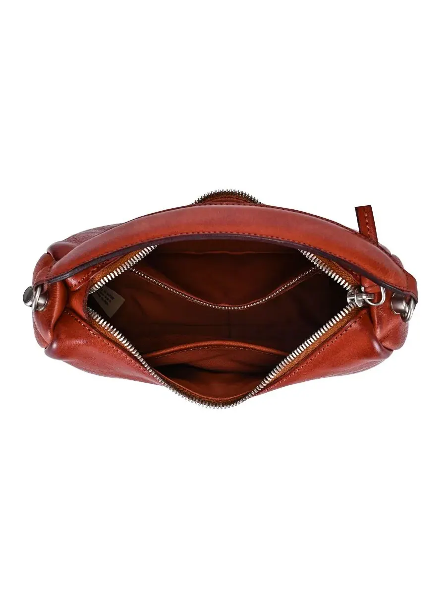 Женская сумка-хобо с ручкой Dahlia Small Top Handle Hobo Handbag OLD TREND — 4