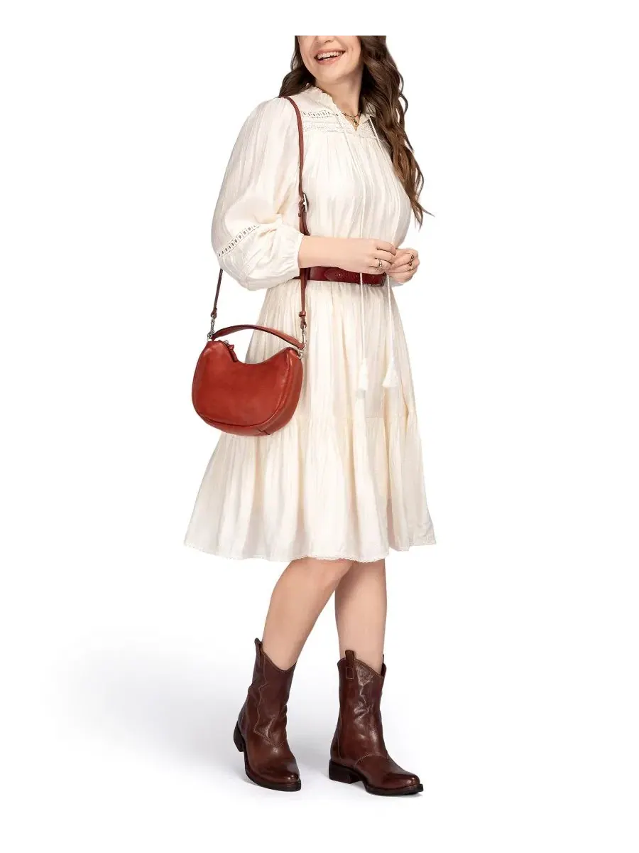 Женская сумка-хобо с ручкой Dahlia Small Top Handle Hobo Handbag OLD TREND — 6