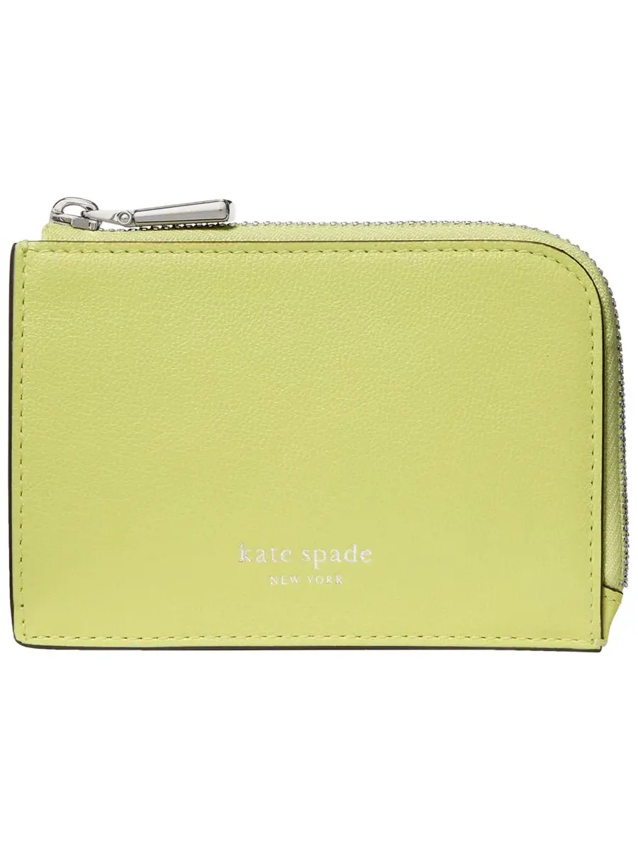 Картхолдер с молнией и брелоком kate spade new york — изображение 1 из 4, бежевый