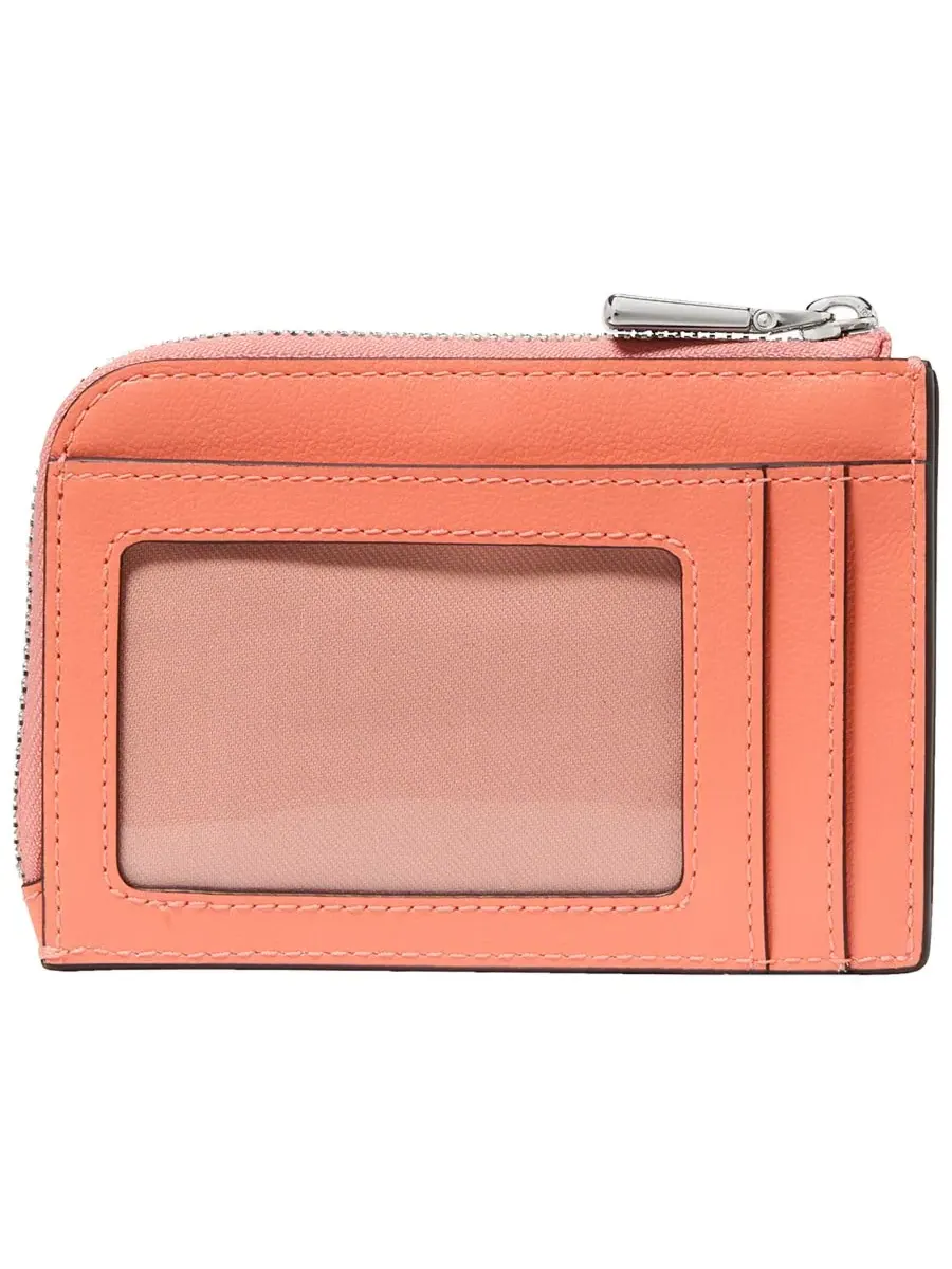Картхолдер с молнией и кольцом для ключей, модель Smooth Mini Zip Card Case kate spade new york — изображение 3 из 4